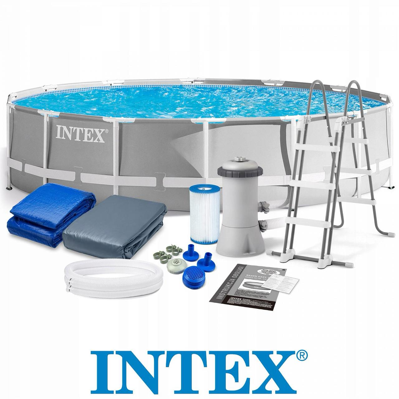 Каркасный бассейн Intex Prism (427×107 см)
